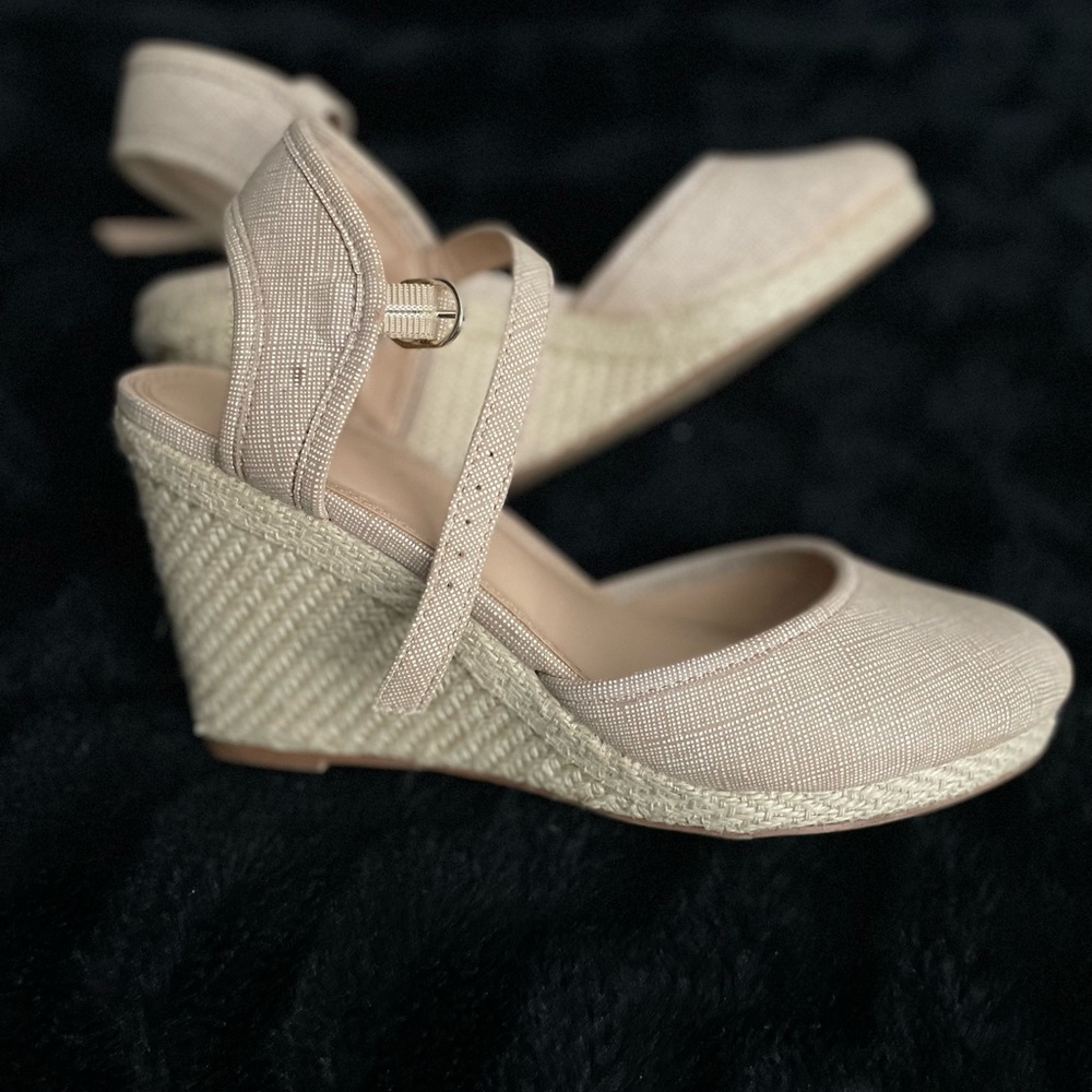 Nude Espadrille sandals size 7.5